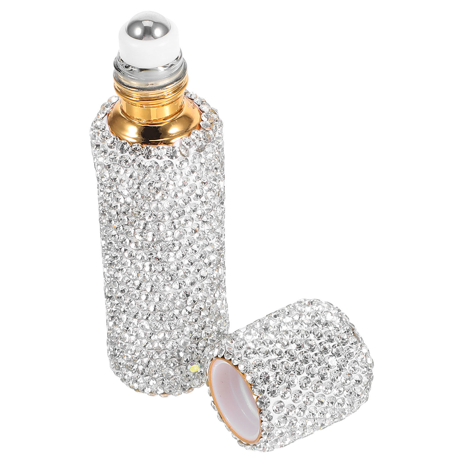 Perfume Refill Bottle - 라인스톤 롤러 병 10ml 빛 차단