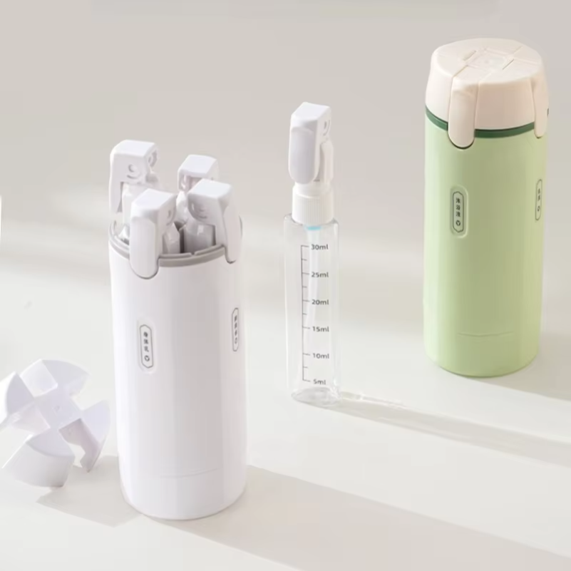 4 in 1 휴대용 누수 방지 여행용 병 디스펜서 세트 - Perfume Fragrance Vending Machine 리뷰 및 가격