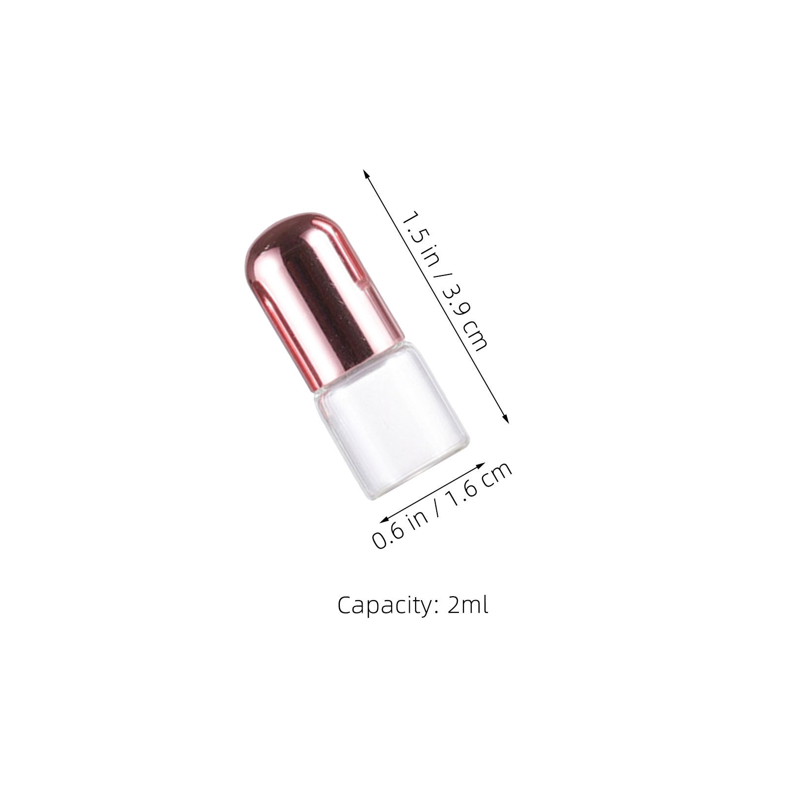 20Pcs 미니 유리 롤러 병 클리어 핑크 캡 리필 가 - Perfume Refill Bottle 리뷰 및 가격