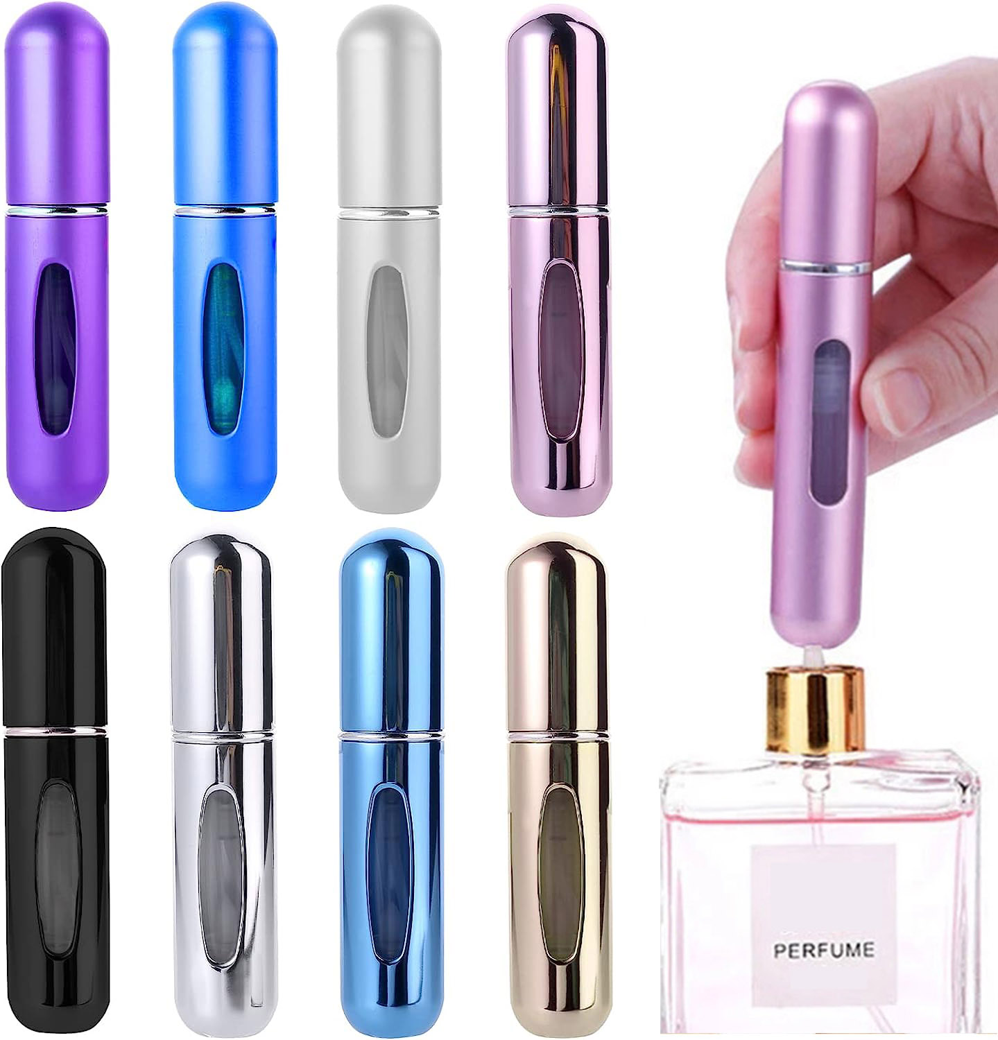 리필 가능한 미니 향수 병, 휴대용 화장품 병, 무화기 - Perfume Fragrance Vending Machine 리뷰 및 가격