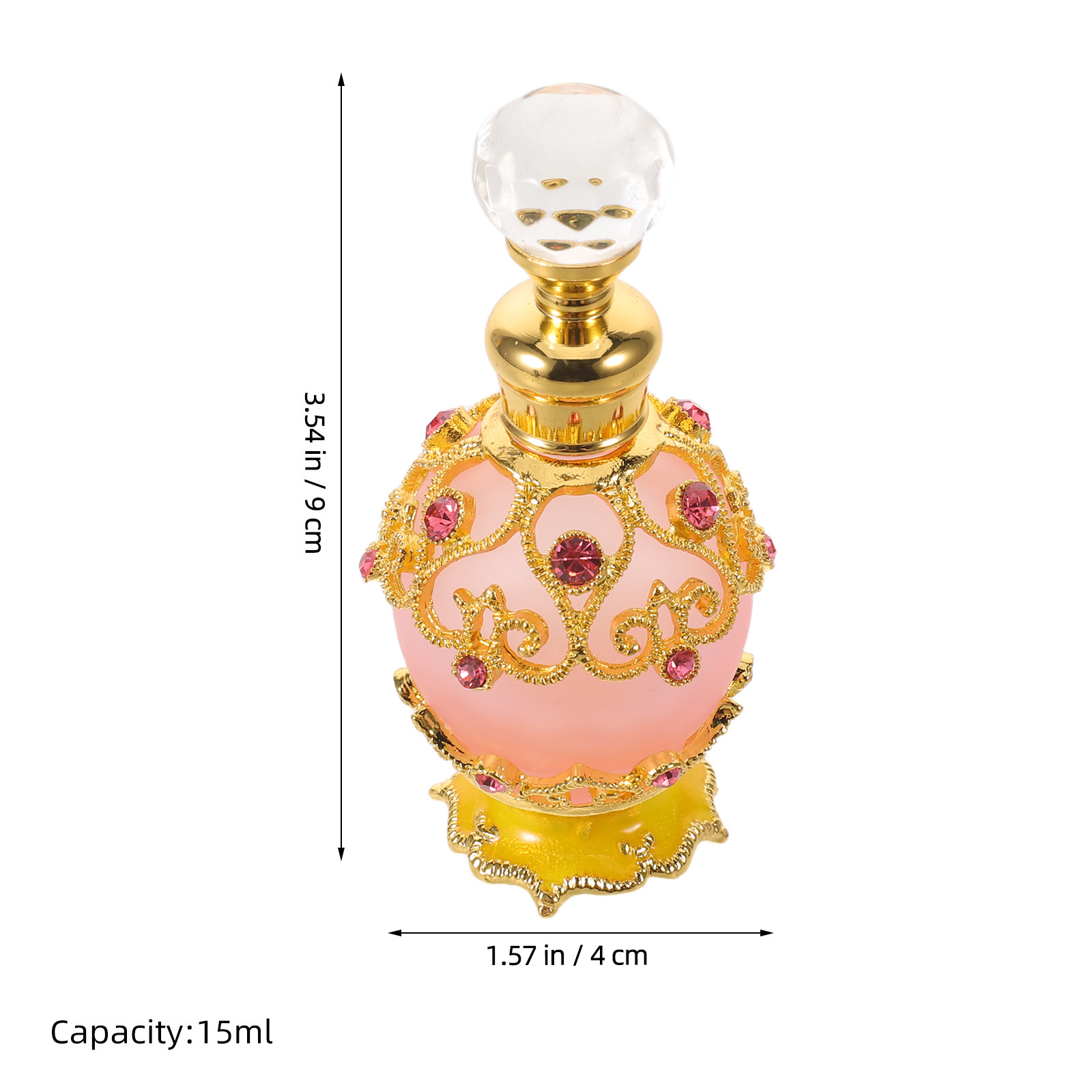 15Ml 크리스탈 라인스톤 향수병 유리 리필 가능 드롭 - Perfume Refill Bottle 리뷰 및 가격